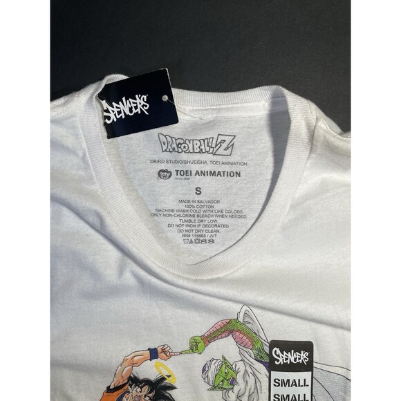 Dragonball Z Goku & Piccolo Men's Small White Short Sleeve T-Shirt. - Picture 5 of 8